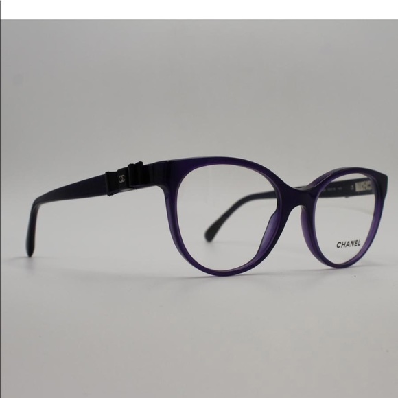 💜💜💜 Chic CHANEL Purple Black Bow Opticals💜💜💜 - Picture 2 of 15